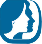 Logo dfb zwei Gesichter
